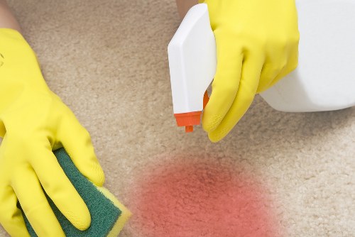 Professional end of tenancy cleaning in a Belsizepark apartment kitchen