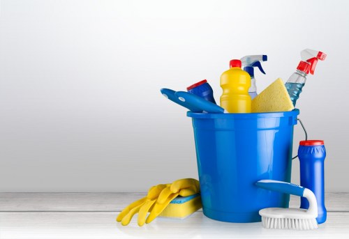 Local cleaner preparing a home in Belsizepark for a deep clean