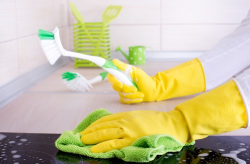 Professional cleaners maintaining a local office in Belsizepark